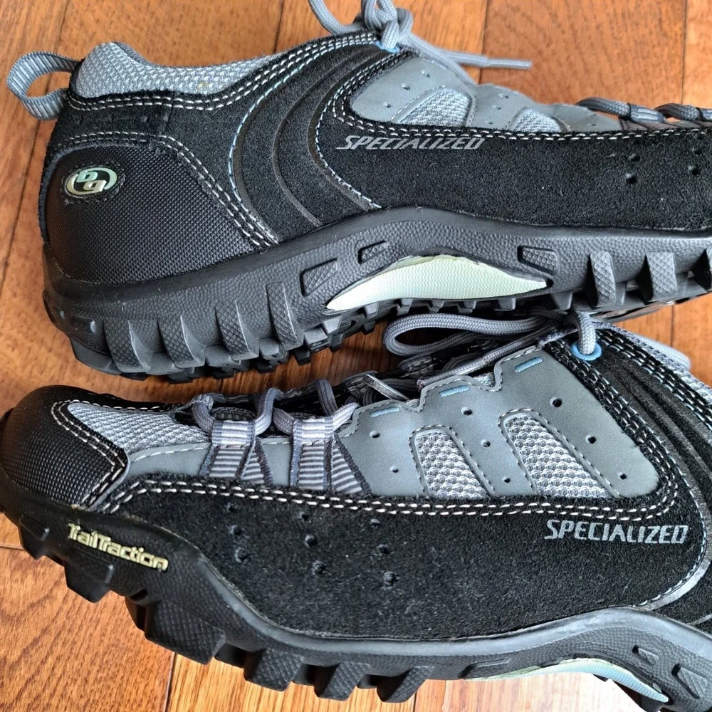 Specialized Women's Grey Body Geometry Plush Tahoe Biking Shoes 39 US 8.5